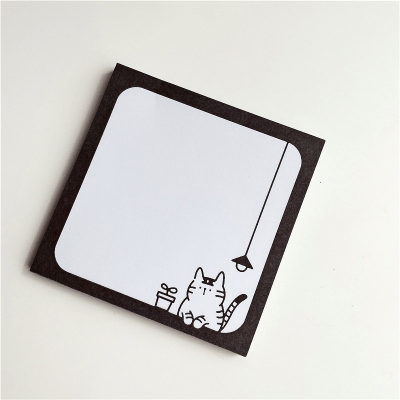 Sticky Notesmemo Pad Motif Kartun Kucing Lucu Imut Multi Warna Untuk Perlengkapan Kantorsekolah