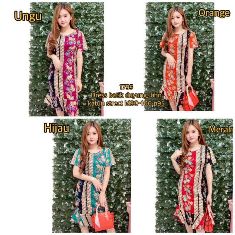 1795 Dress Batik Duyung
