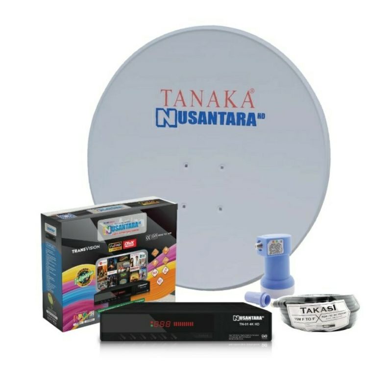Paket parabola mini 45cm receiver Nusantara HD