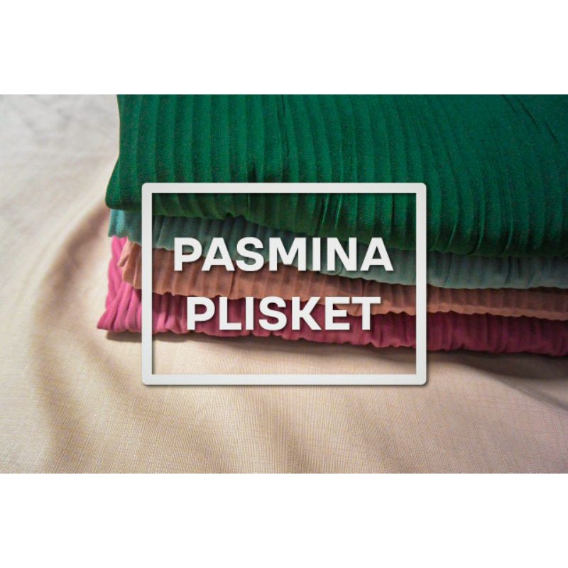 PASHMINA PLISKET pashmina plisket kerudung hijab premium