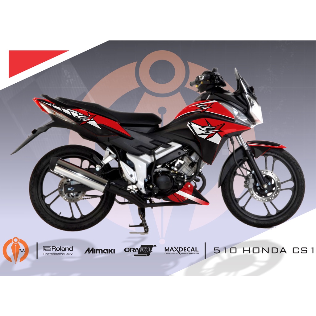 DECAL HONDA CS1 / STIKER HONDA CS1