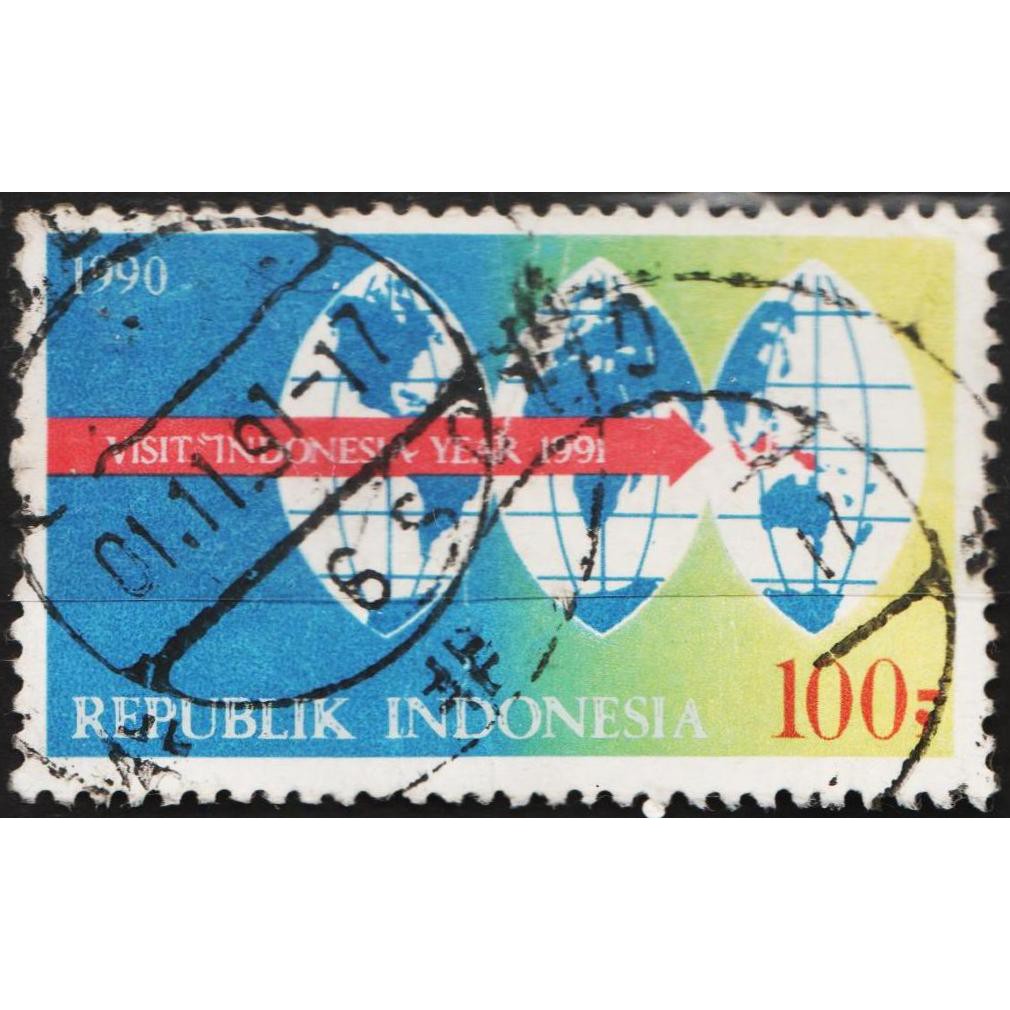 

Perangko Filateli I79 - Indonesia VFU 1v 01.05.1990 Visit Indonesia Year 1991