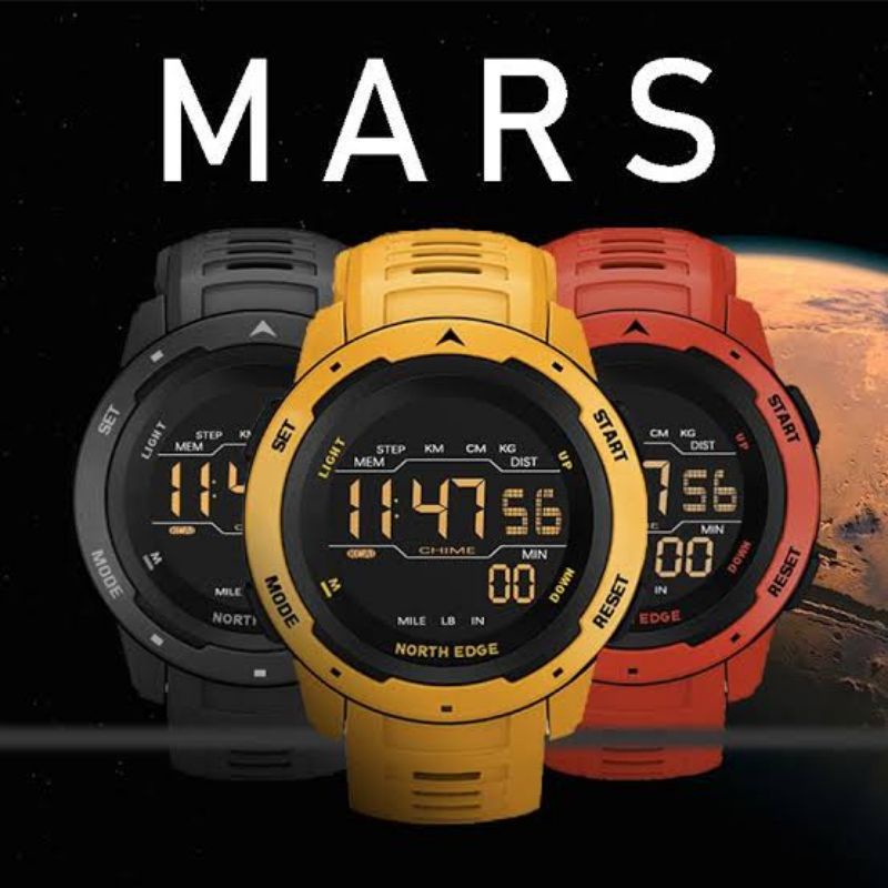 Jam Tangan North Edge Mars Smartwatch Jam Tangan Pintar Semakin Pintar Jam Tangan Model 8100 Jam Tangan Waterproof