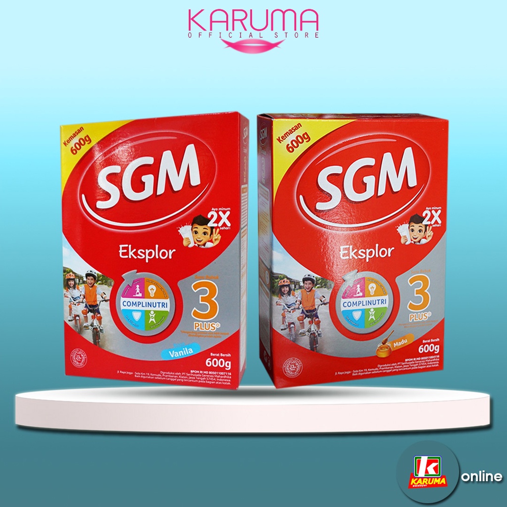 

SGM EKSPLOR 3+ SUSU PERTUMBUHAN 600gr