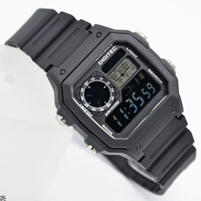 promo | diskon | sale JAM TANGAN DIGITEC ORIGINAL WATER RESIST DG 3080T FULLBLACK terbaik | terlaris