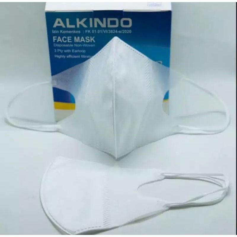 Masker Medis Duckbill 3Ply Isi 10 pcs - Masker Medis Surgical Mask Duckbill Earloop Setara Sensi