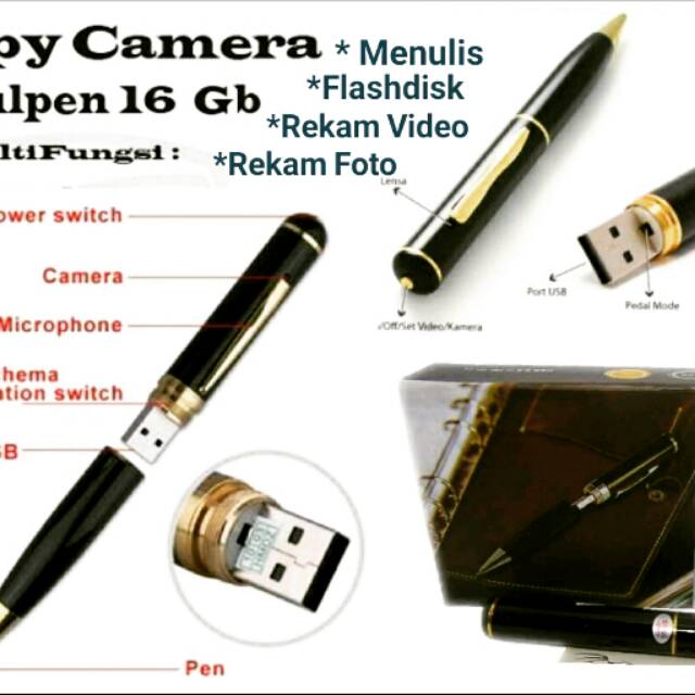 Pen Camera & Video Recorder 16GB HD