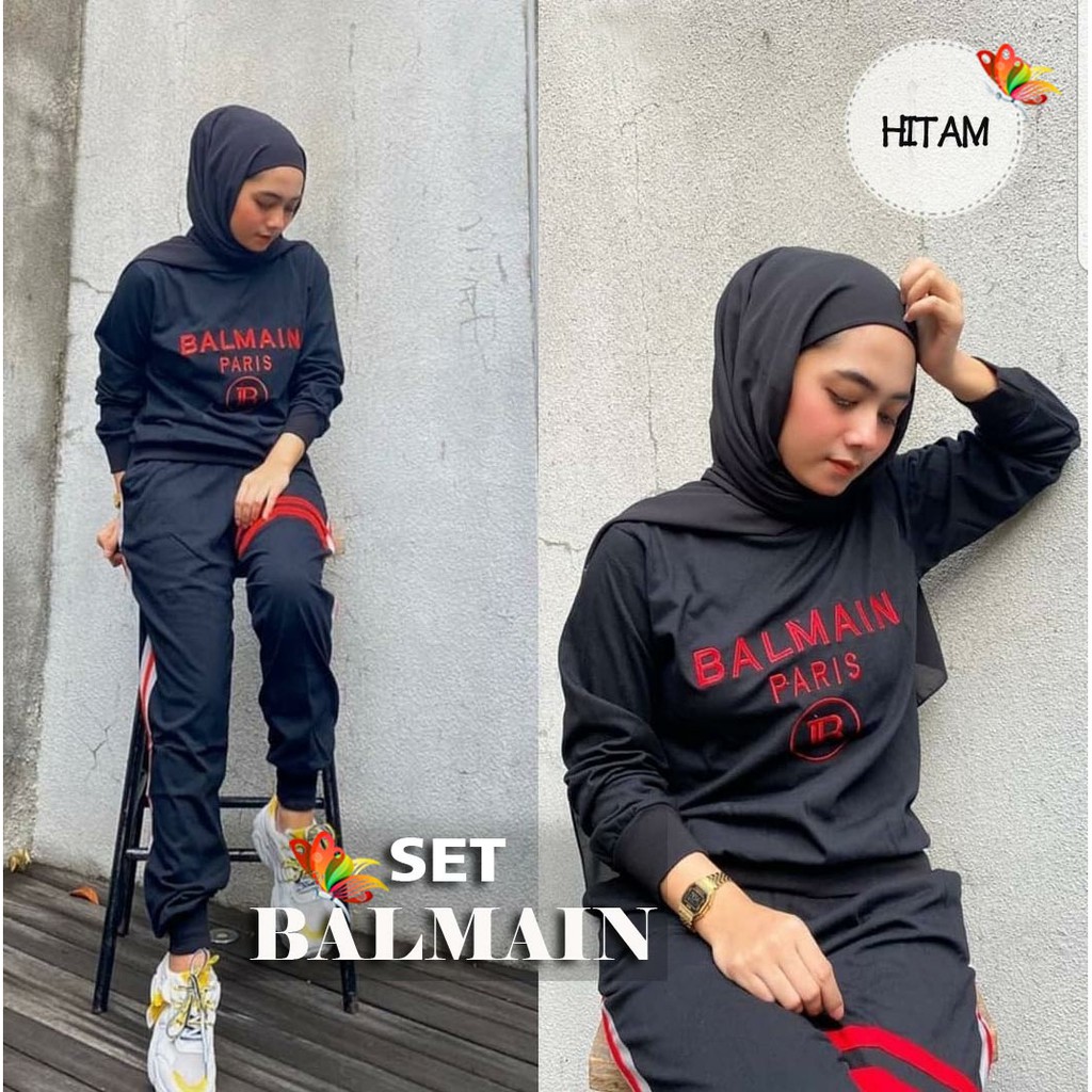 GEVARIE / SETELAN WANITA / SET BALMAIN