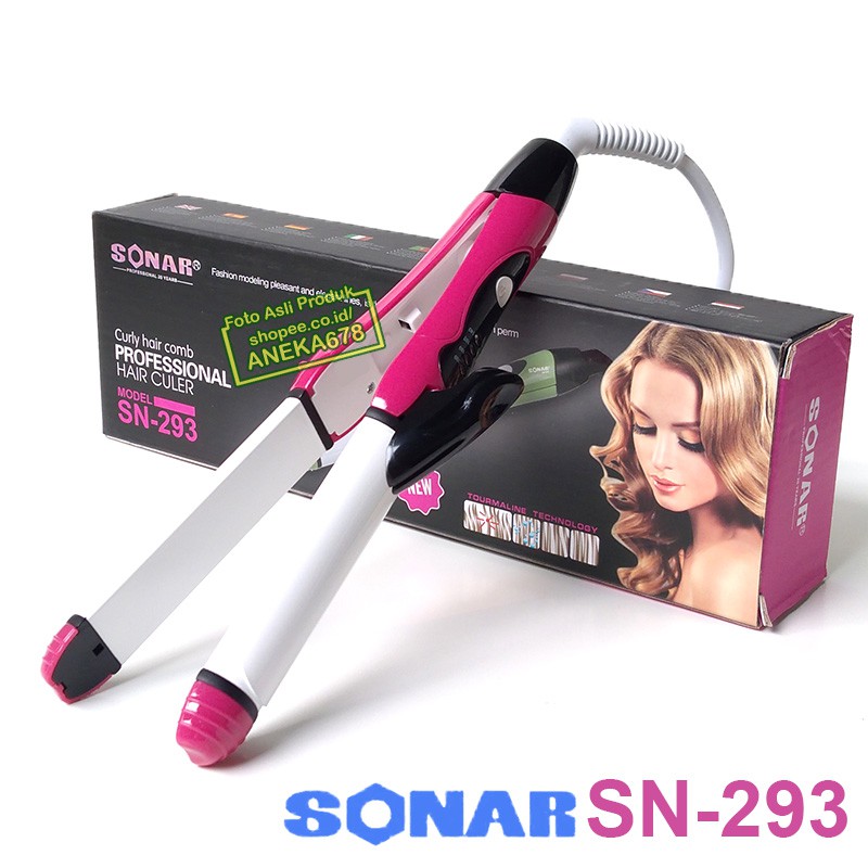 SONAR SN 293 CATOKAN CURLY 2in1 ALAT CATOK RAMBUT 2 In 1 MINI LURUS