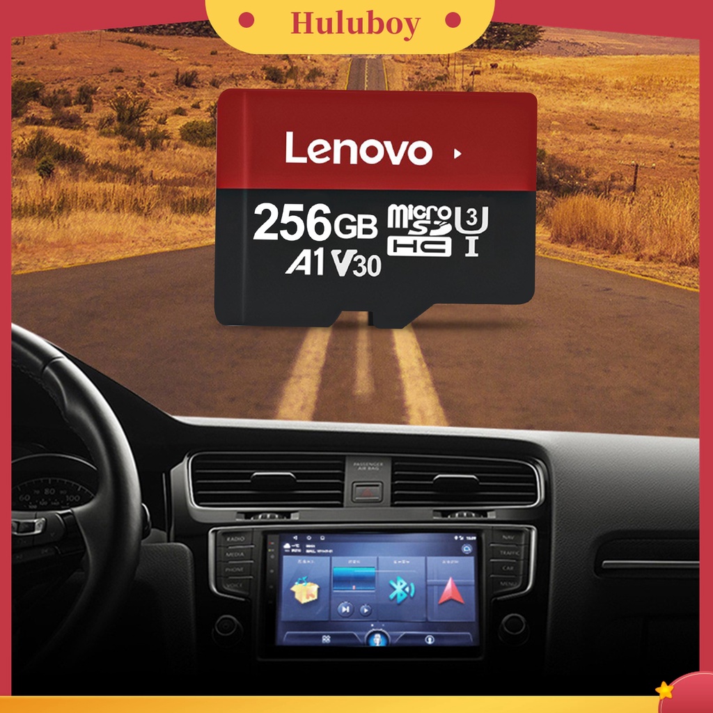 (Huluboy) Lenovo Memory Card X-rays-Resistant Anti Air Usb 3.0 128 / 256 / 512GB Untuk MP3 / MP4