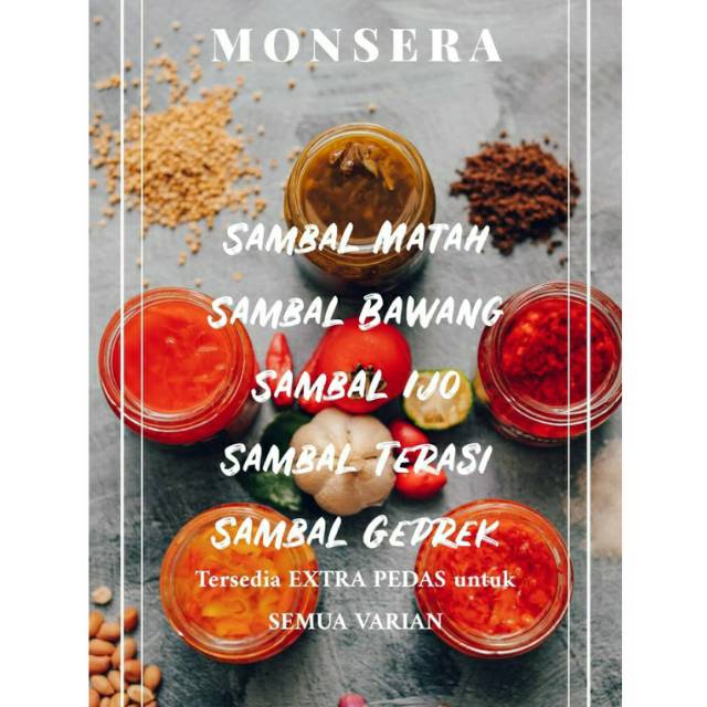 

MONSERA Sambal Tradisional Indonesia