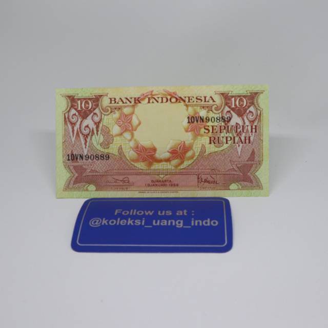 Uang Kuno 10 Bunga 1959
