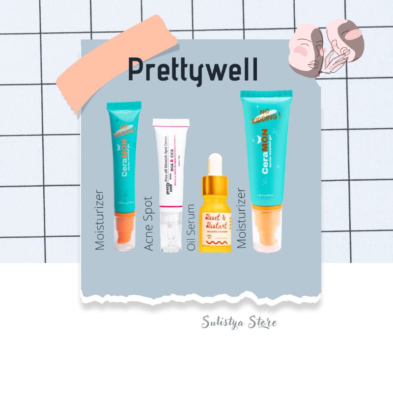 Prettywell Ceramon Moisturizer Acne Spot BHA & Cica