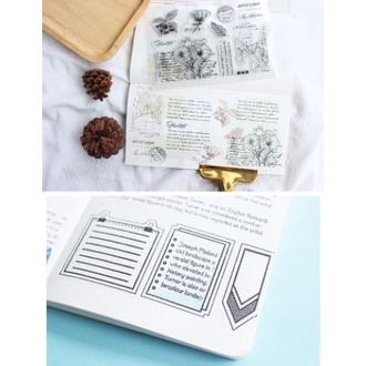 Clear Stamp (Stempel Transparan/Bening) - Journal Series_21