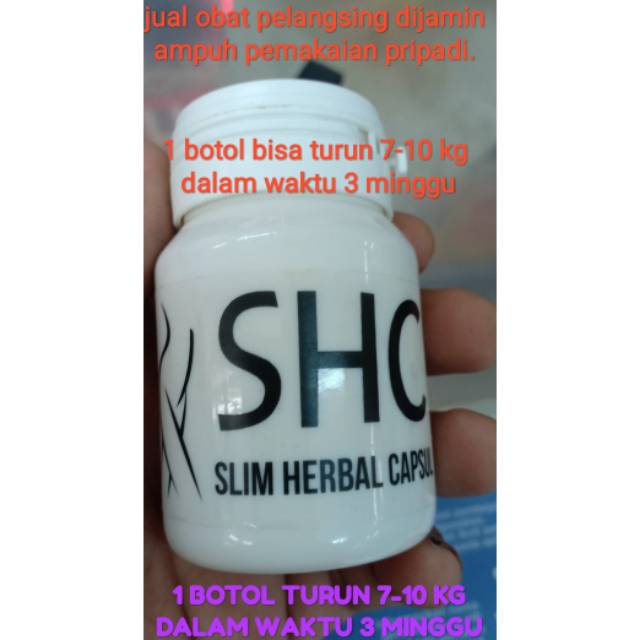 OBAT PELANGSING "SLIM HERBAL CAPSUL" DALAM 3 MINGGU TURUN 7-10 KG
