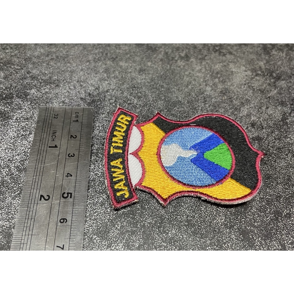 Bet Polres Jawa Timur - Badge Baju Polda Jatim Bordir