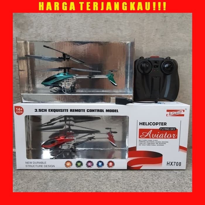 RC Helikopter 3.5 Ch - Drone Remote Control Mainan Anak Helicopters