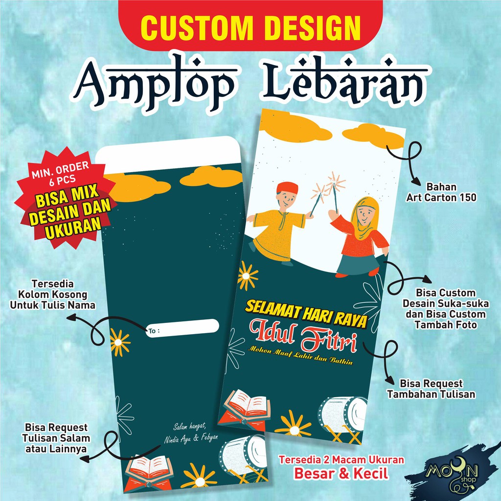 

Amplop Lebaran Custom Desain Suka-suka