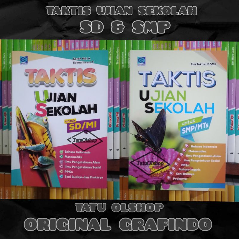BUKU TAKTIS UJIAN SEKOLAH SD SMP ORIGINAL GRAFINDO