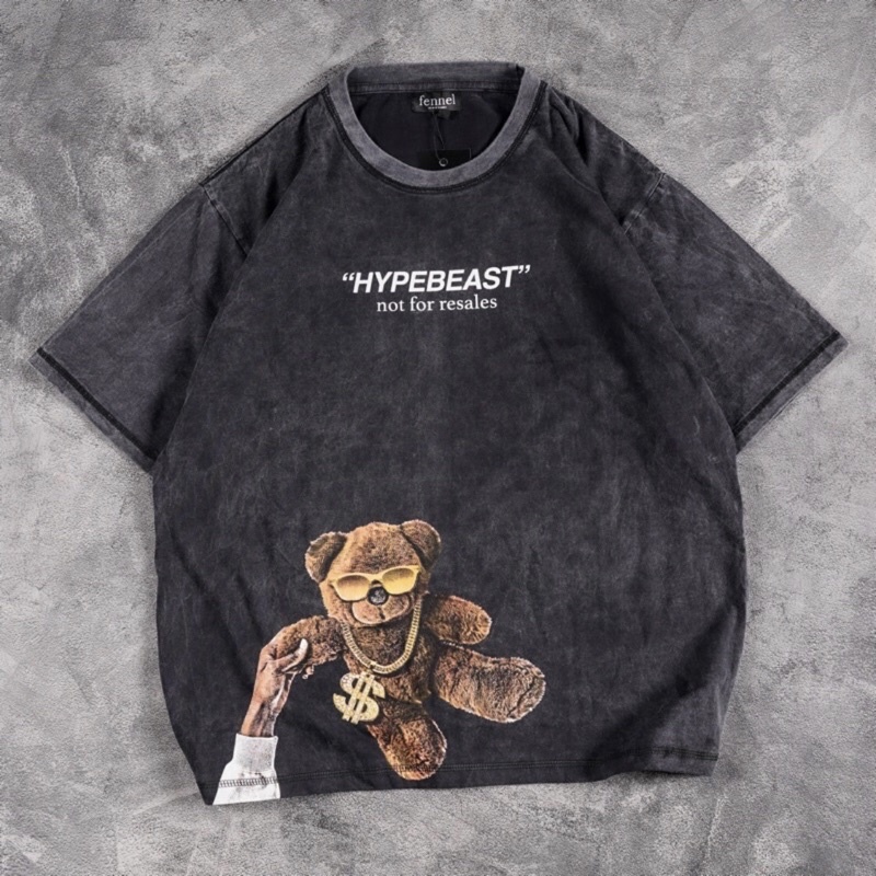 Kaos Distro Oversize Motif Hypebeast