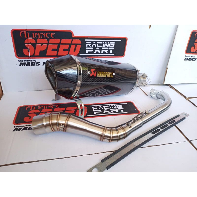 Knalpot AKRAPOVIC NMAX AEROX Vario 150 125 MIO M3 J BEAT PCX SCOOPY LEXY NMAX ADV  Genio freego-2