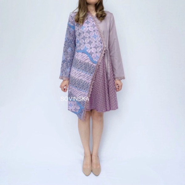 Unik Dress Batik Pulau WTP 244 Dress Tunik Baju wanita modern - tosca S Murah