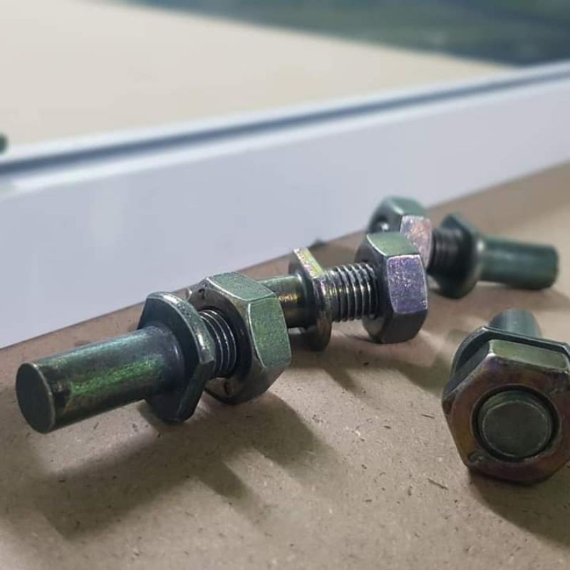 rel alumunium papan banting sablon