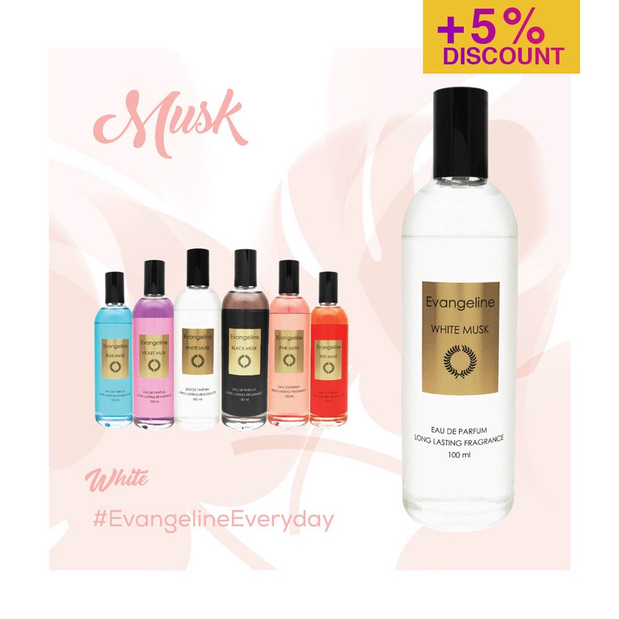 Parfum EVANGELINE EDP WHITE MUSK Original Berkualitas Terbaik
