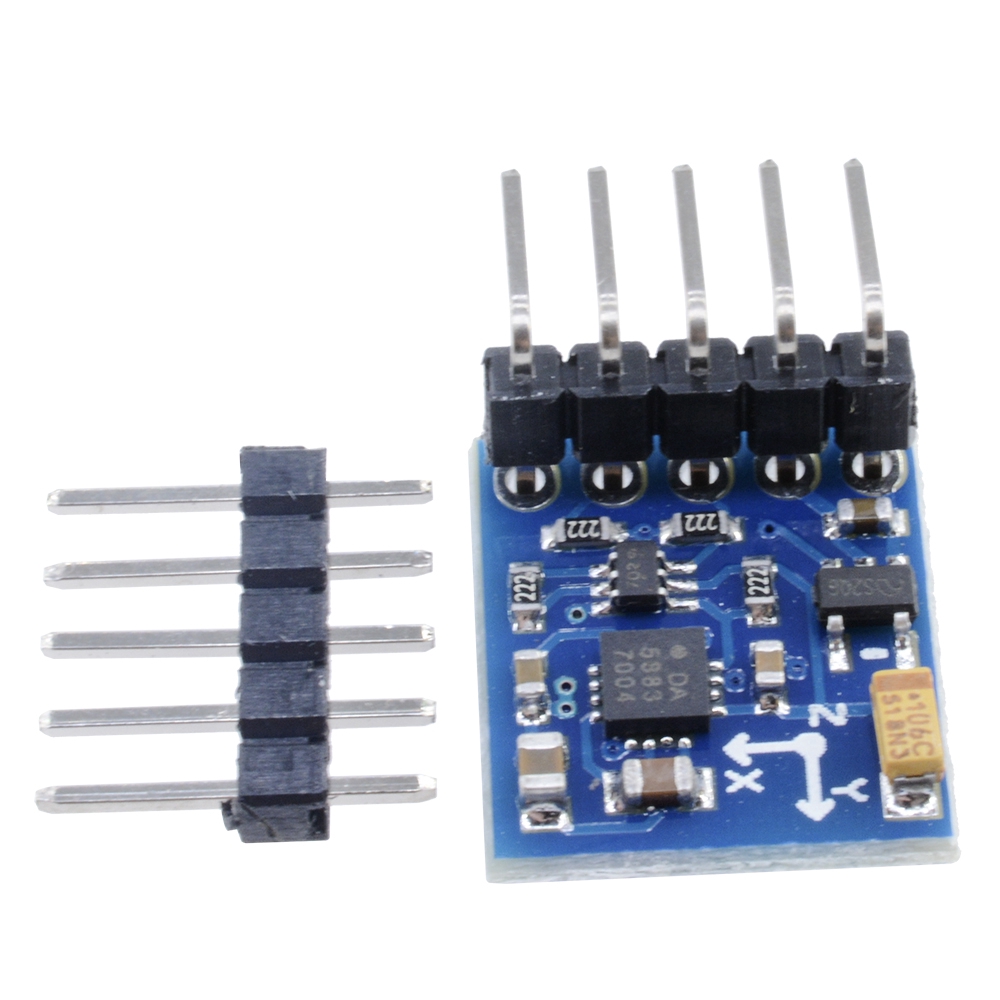 ✈【Fast/COD】✈ HMC5883L gy-271 3V-5V Modul Sensor magnetomet Kompas untuk Arduino