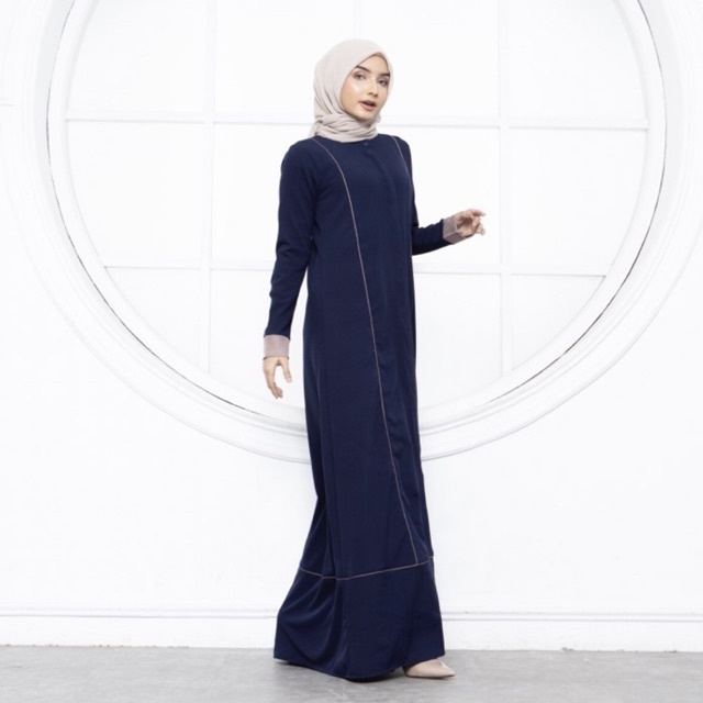 navy abaya