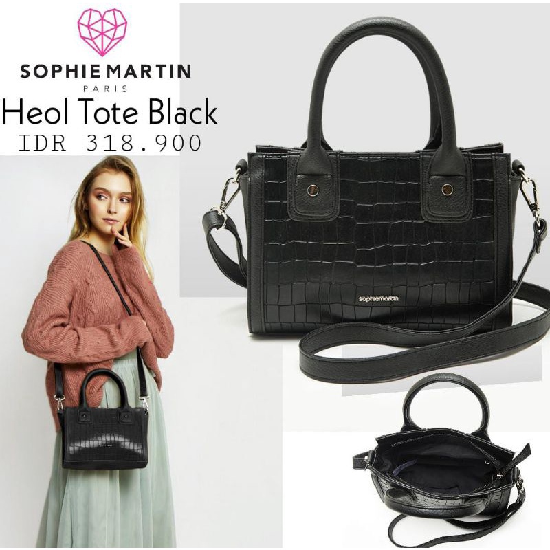 HEOL TOTE BAG BLACK SOPHIE PARIS