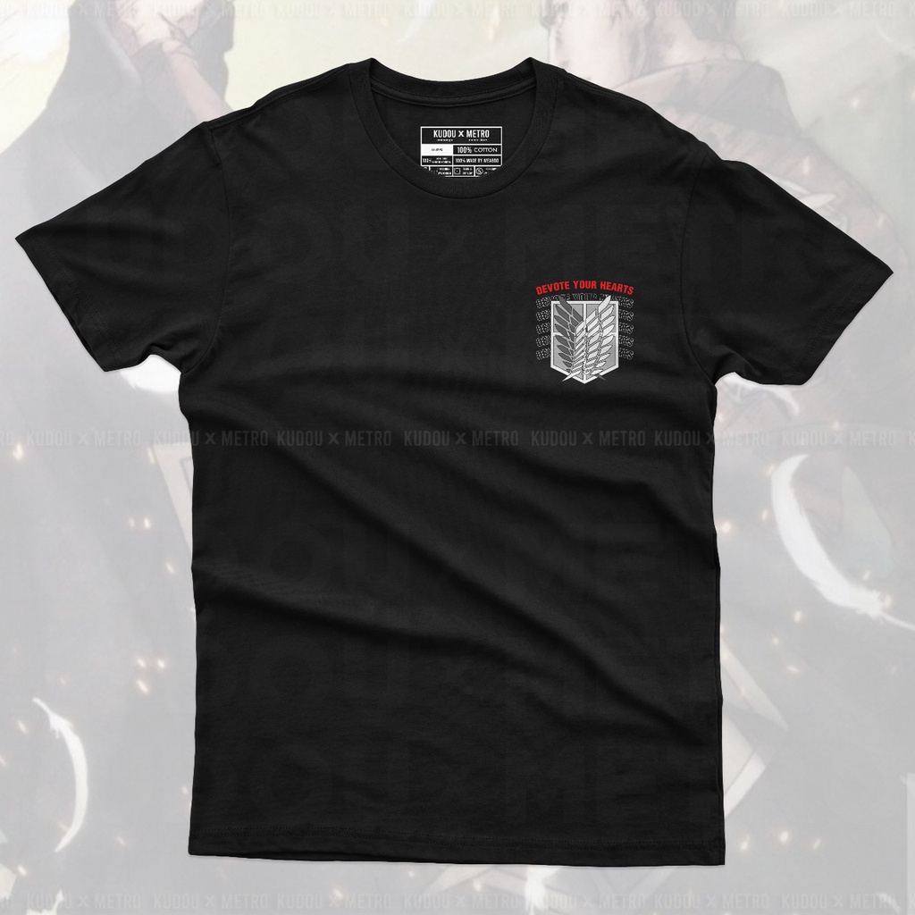 Kaos Erwin Smith Commander Anime Manga Attack On Titan SNK Premium Unisex