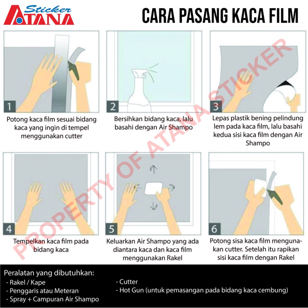 Kaca Film Hitam Riben Mobil Auto Film Jendela Antigores Ruangan Rumah Gedung Kantor Sun Protect Window Smoke Oneway Rayben Meredam Panas Cermin UV Ultra Violet 3M Black Beauty Vkool Sunmaster Meteran Roll