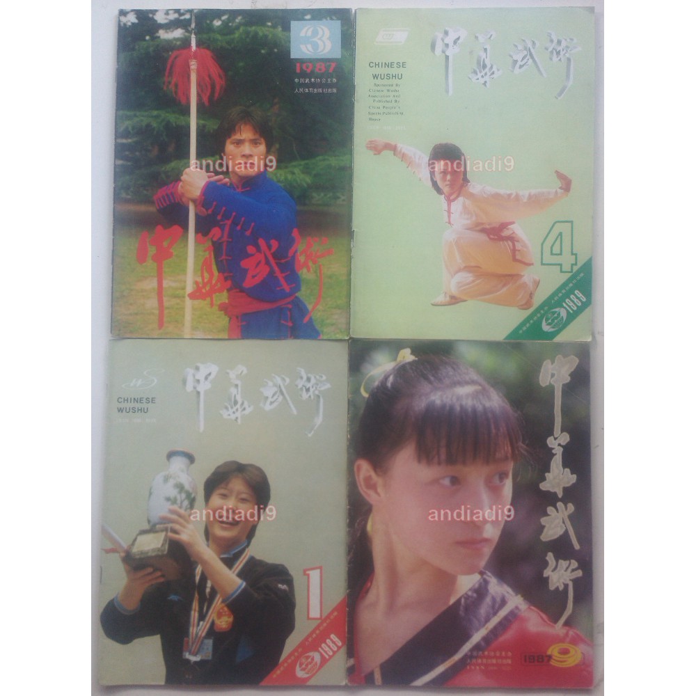 MAJALAH WUSHU JADUL ( BAHASA MANDARIN ) 12 BUKU