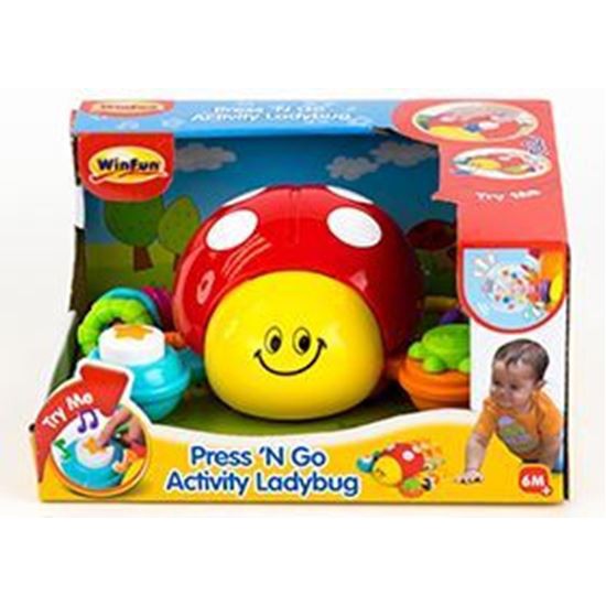 Winfun Press 'N Go Activity Ladybug 6m+