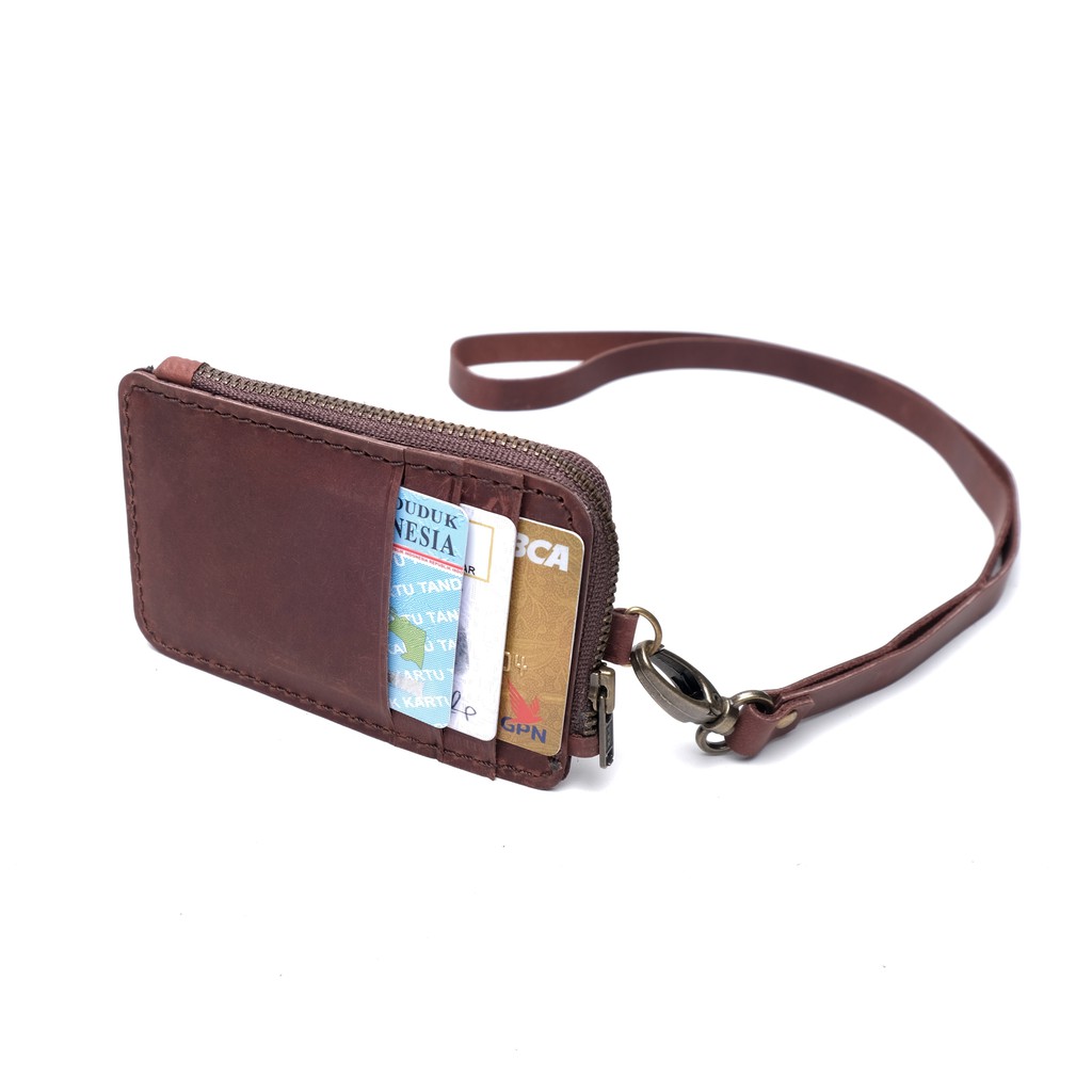 Id Card Holder Nametag Dompet Kartu Kulit - IDCH01