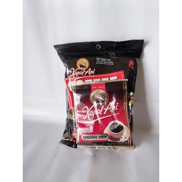 

Permen kopi kapal api ( black coffee ) bonus 1 bks kapal api special mix