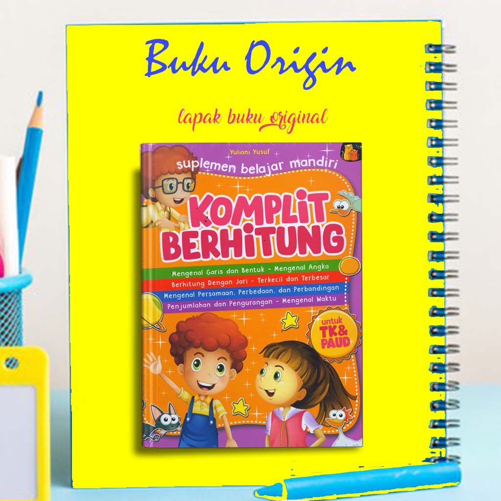 BUKU CALISTUNG : KOMPLIT BERHITUNG - BUKU ANAK - BUKU TK - BUKU PAUD - BUKU BERHITUNG ANAK TK PAUD