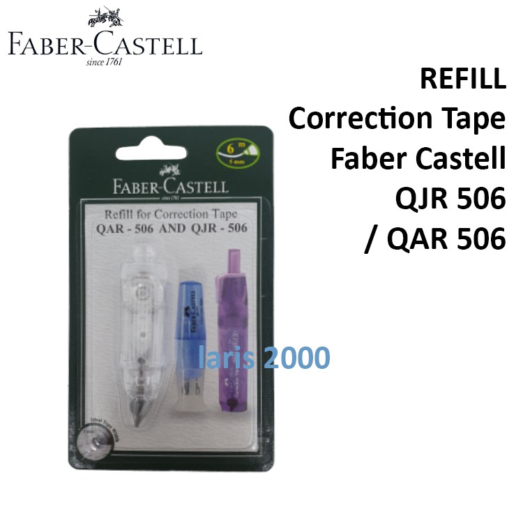 

Refill Correction Tape / Tipe-ex Faber Castell QAR 506 dan QJR 506