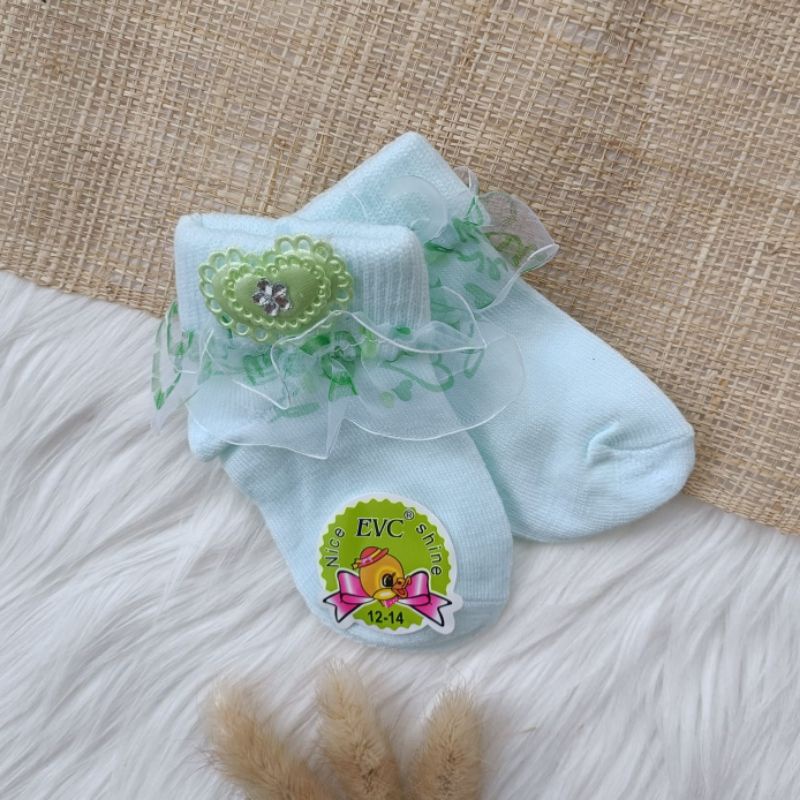 kaos kaki pita bayi perempuan 0-2tahun / kaos kaki bayi / kaos kaki anak / kaos kaki murah