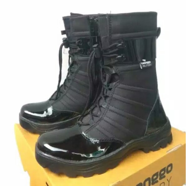 SEPATU PDL NINJA HATORI SEPATU PDL NINJA HITAM 10 INC KULIT ORIGINAL CAANGGO