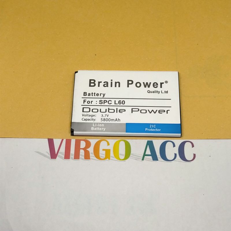 Baterai Batre Battery SPC L60 Double Power Battery Hp
