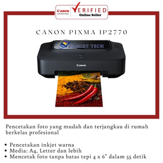 PRINTER CANON IP2770 - printer canon pixma IP 2770 garansi resmi