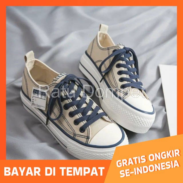 Ratu Dompet ZN2357 Sneakers Wanita Import SEPATU BATAM IMPORT GUDANG SEPATU