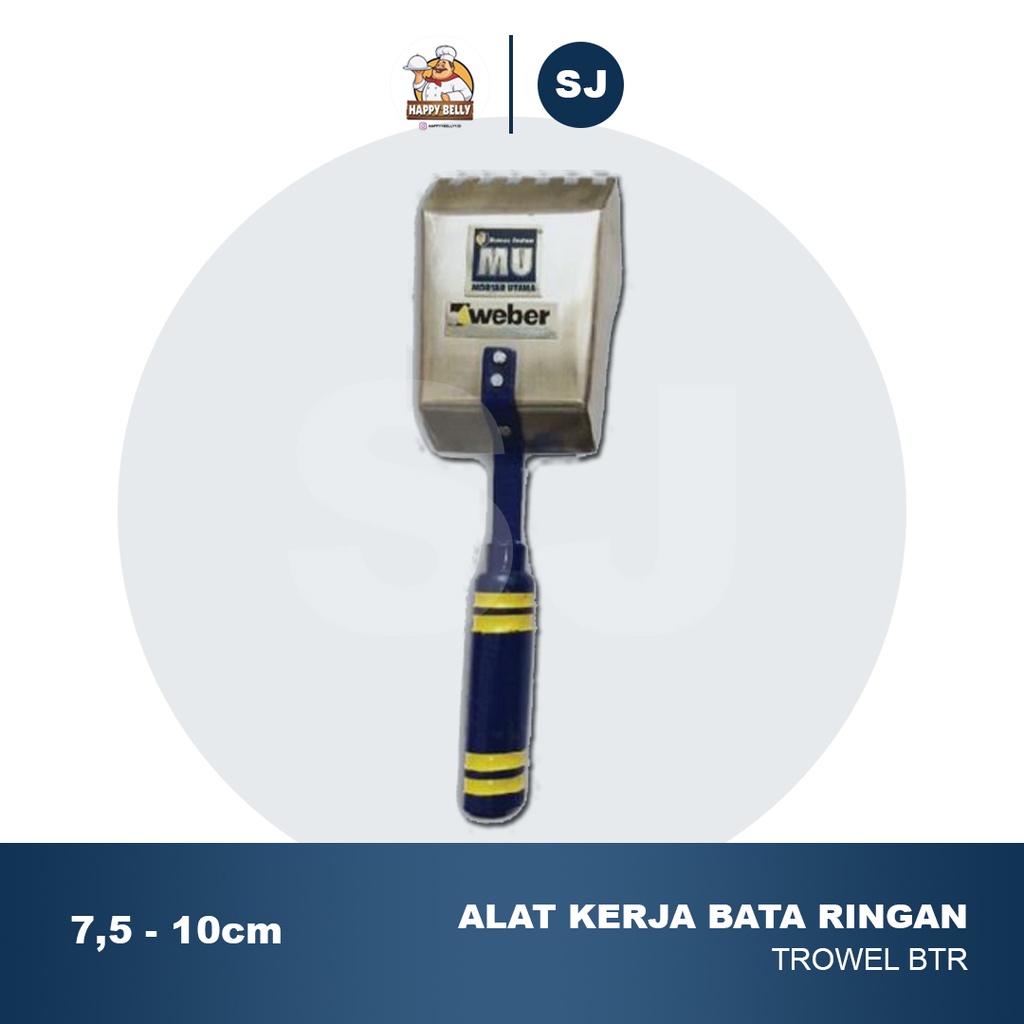 Mortar Utama Trowel Btr