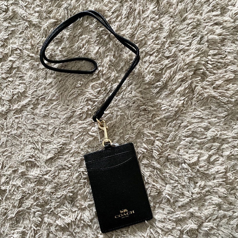 

Coach 57311 Lanyard ID Black (New With Tag)