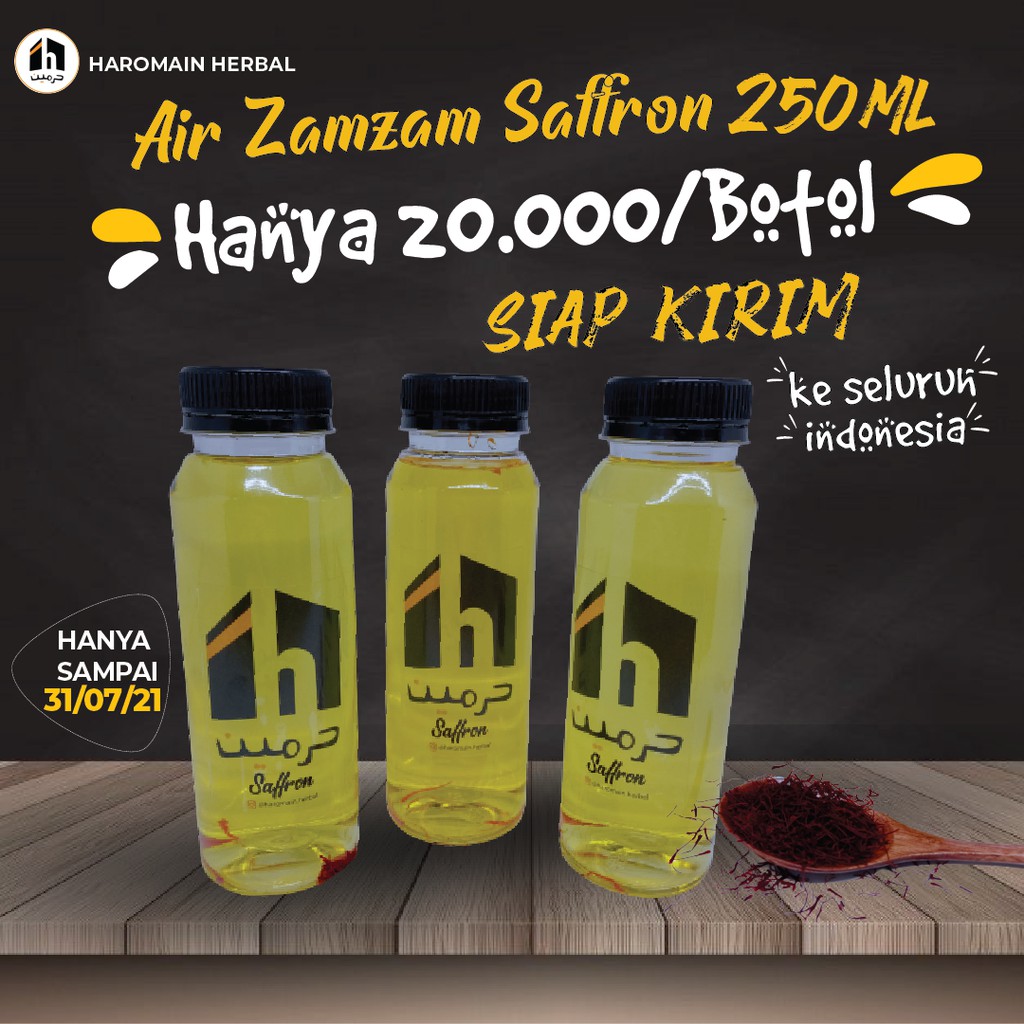 

Air Zamzam Saffron Super Negin Iran 250ML