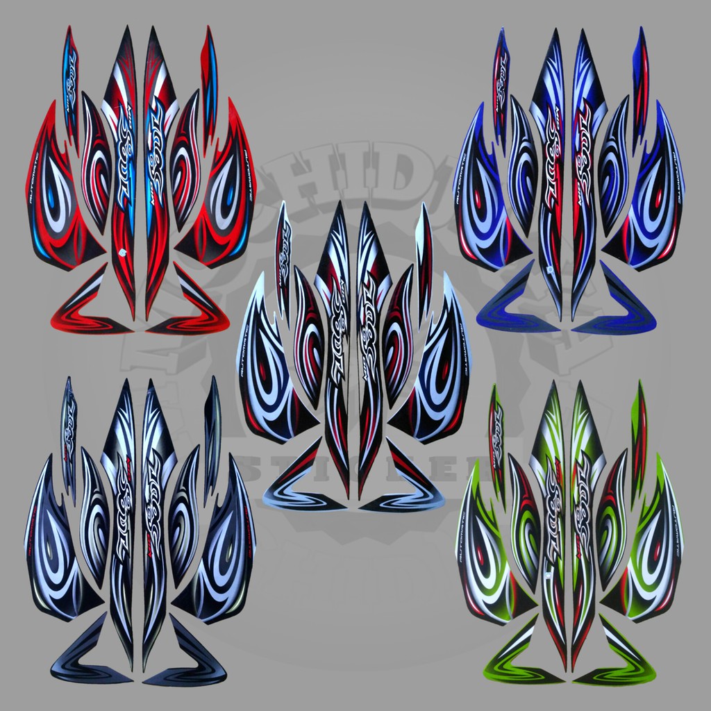 STRIPING MIO SOUL 2008 STICKER LIST BODY MOTOR MIO SOUL 2008 STANDART TERLARIS TERBAIK