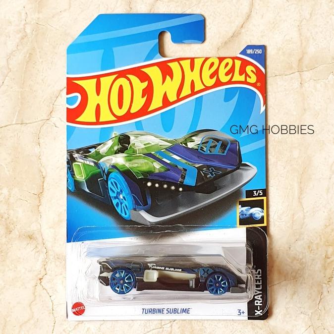 J22 TURBINE SUBLIME X-RAYCERS HOTWHEELS HOT WHEELS DIECAST MOBIL