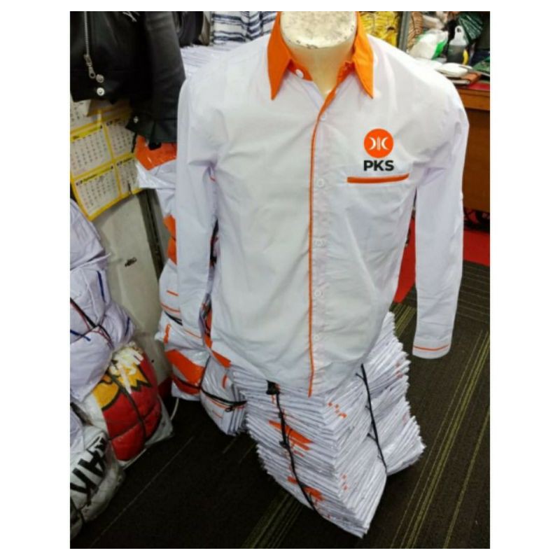 kemeja PKS lengan panjang